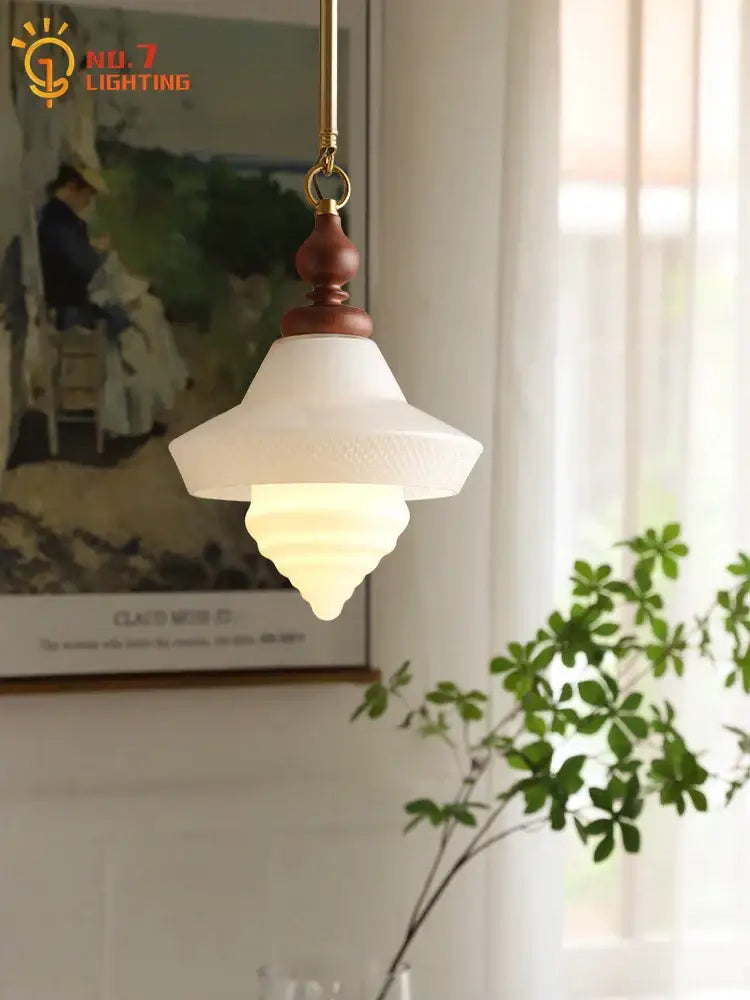 Vintage gold lustre glass pendant lights kitchen island led