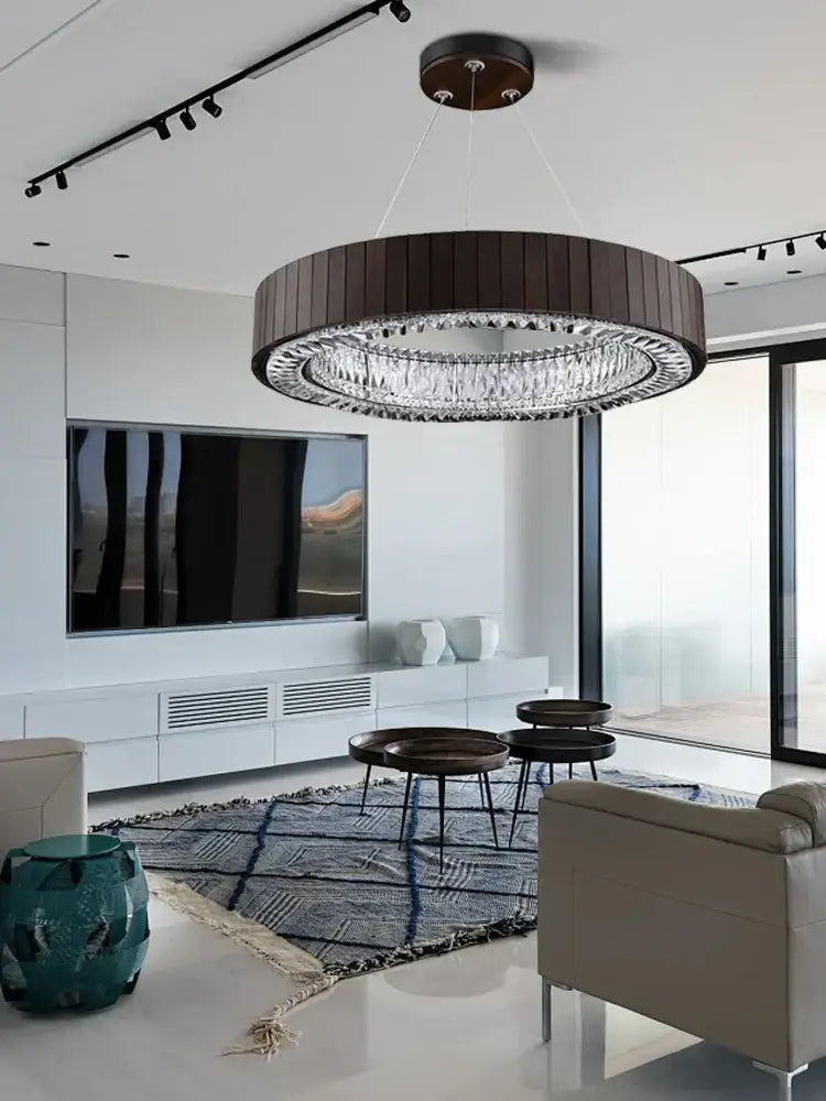 Vintage gray glass large ceiling pendant light for stairwell lobby