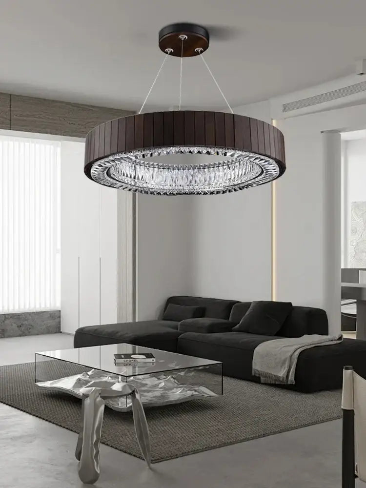Vintage gray glass large ceiling pendant light for stairwell lobby