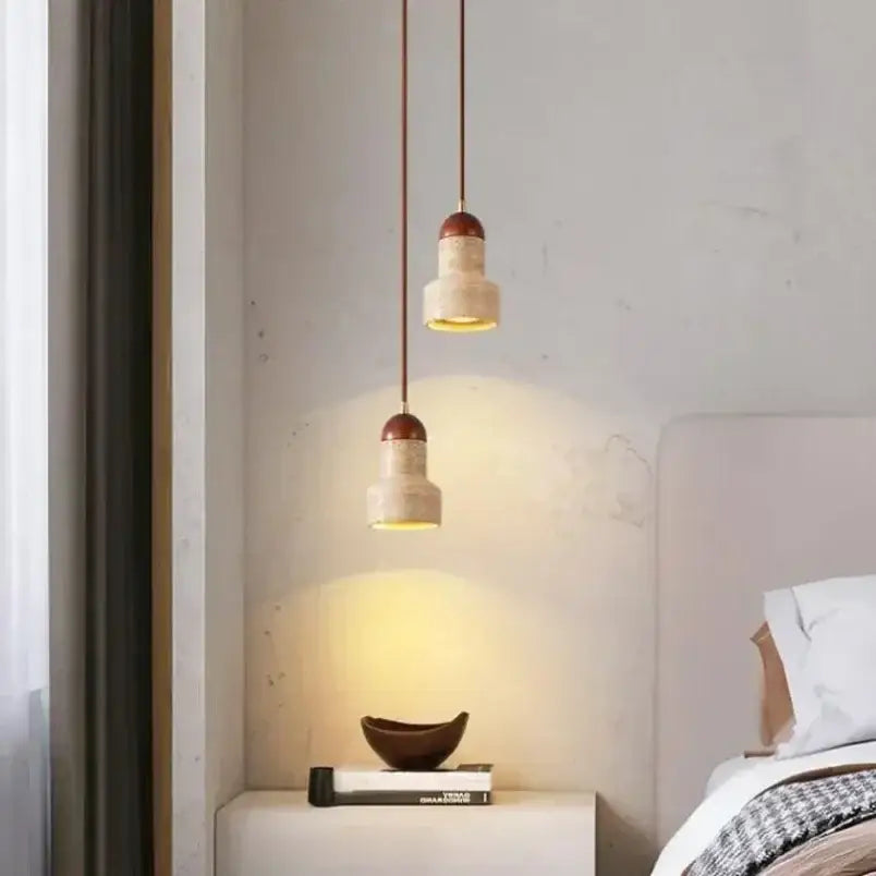 Wabi sabi beige and brown pendant light dining room decorbites elegant wabi
