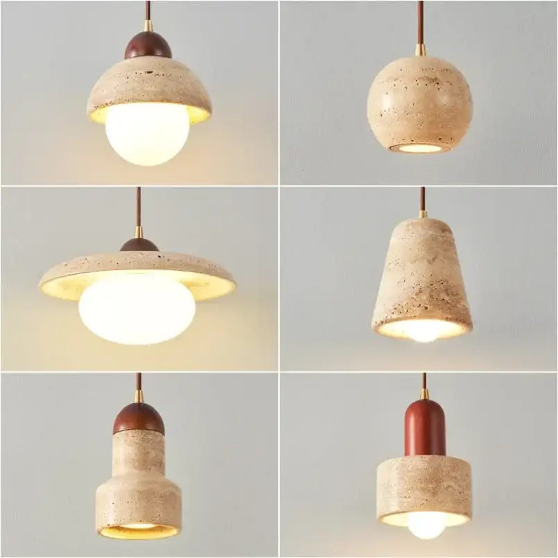 Wabi sabi beige and brown pendant light dining room decorbites elegant wabi
