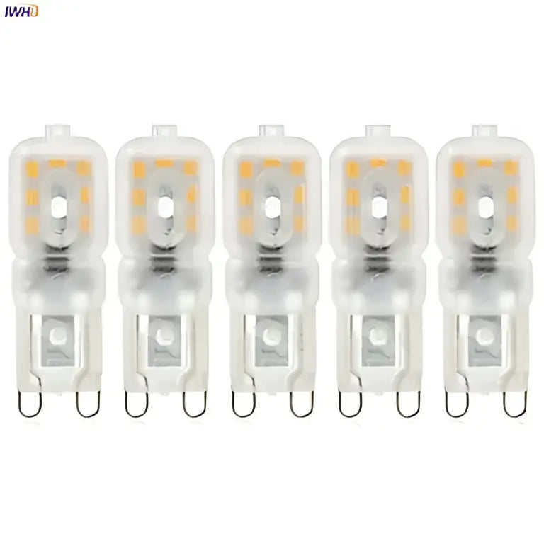 Warm white g9 led corn lights 5 pack for chandeliers bedroom