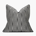 White and gold jacquard luxury cushion cover for living room