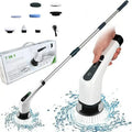 White & black electric spin scrubber – bathroom cleaning brush