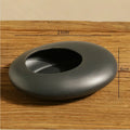 White cobblestone deformation ceramic vase for living room decor