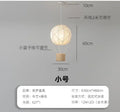 White hot air balloon chandelier – kids room macrame pendant light