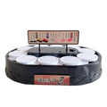 White two tiered rotating dessert table sushi machine dining room