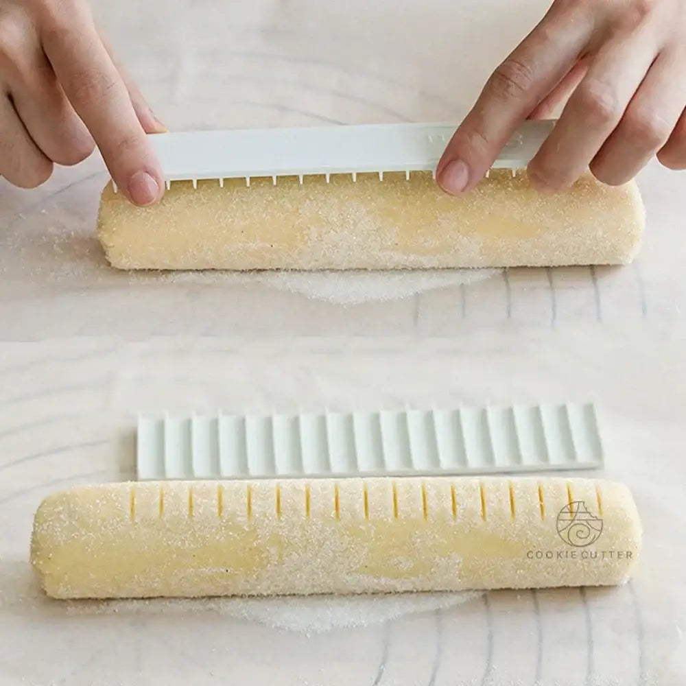Yellow biscuit cake rolling mold with scale ruler – kitchen pastry tool