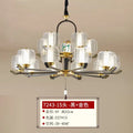 Zen black & gold deer enamel pendant light – living room chandelier